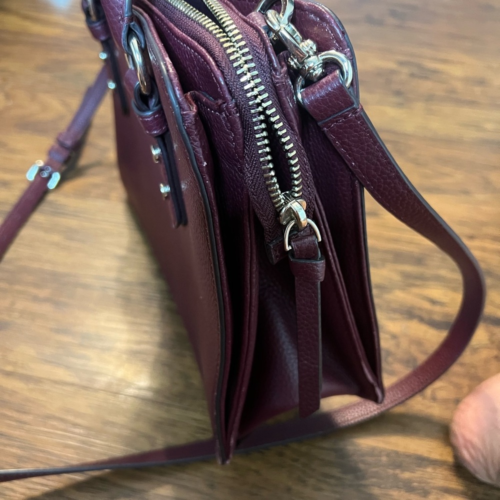 Kate Spade Burgundy Leather Handbag - Picture 10 of 10